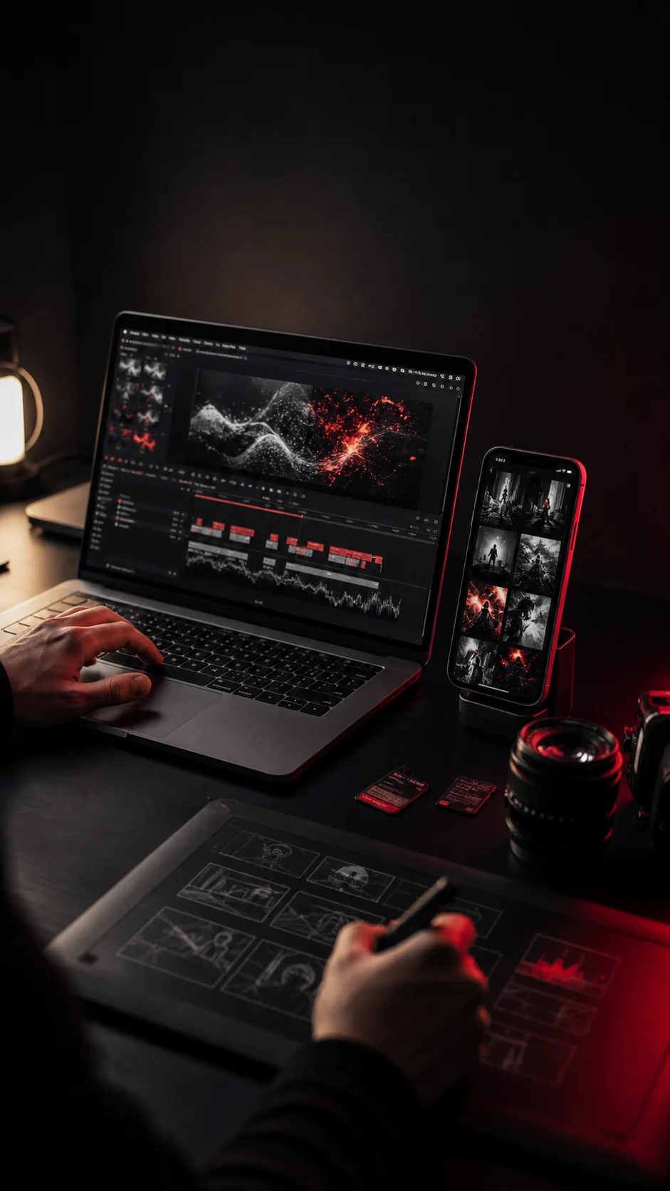 Strategie und Shotlist im Creator-Workspace